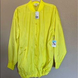 Long neon colored light jacket